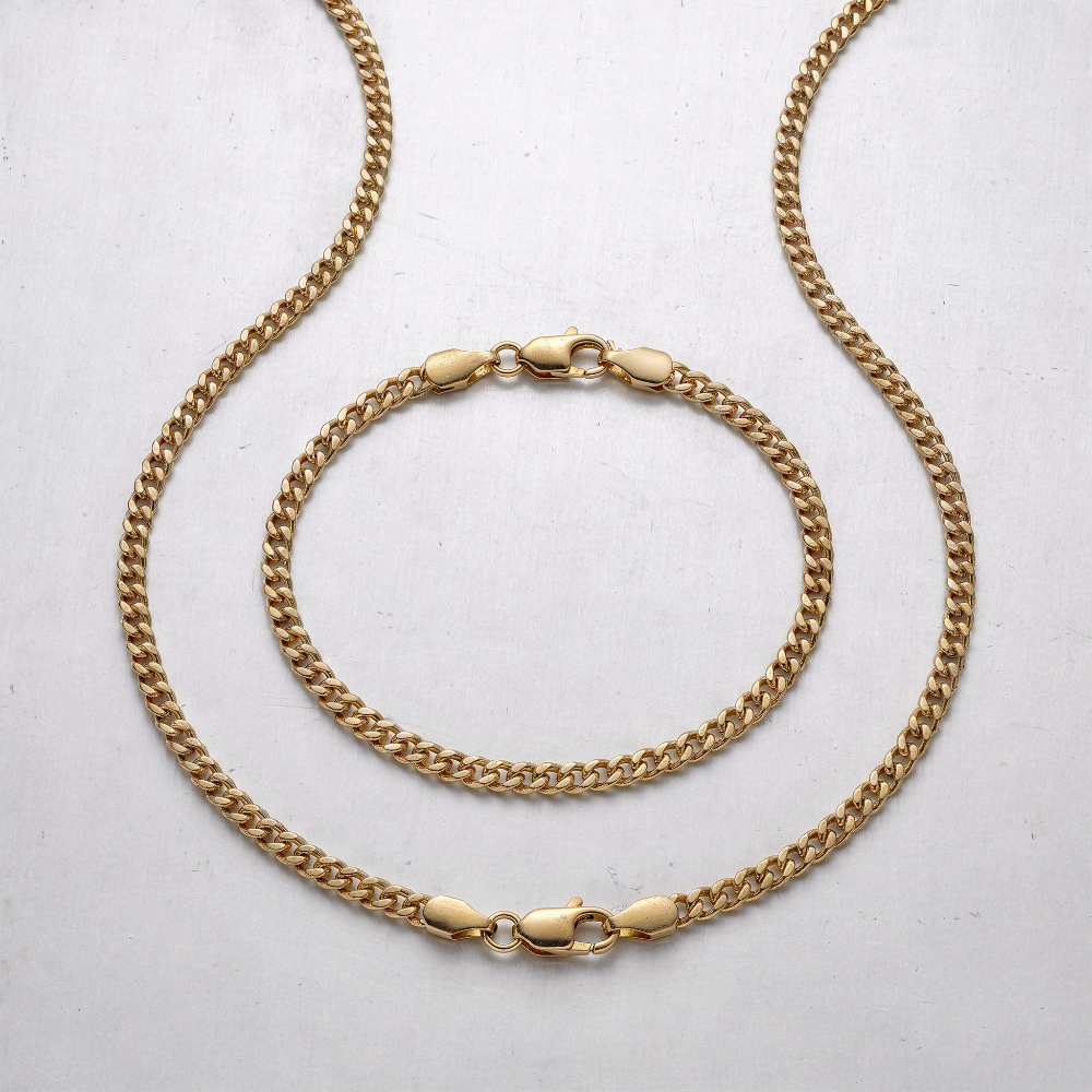 Combo Cubana Mujer - Cadena y Pulsera
